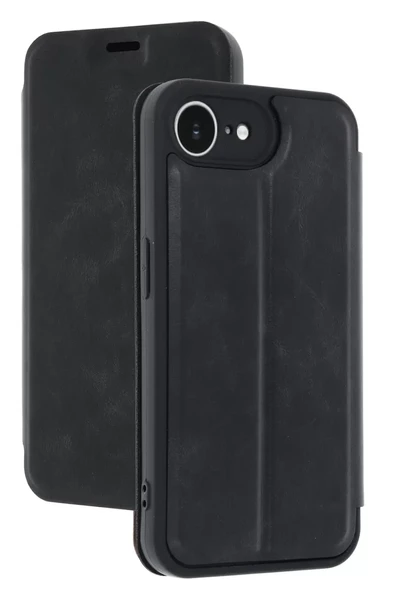 Newface Apple iPhone 16E Kılıf Flip Cover - Siyah ürün görseli 1