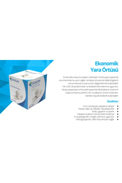 MEDİKALCİM OctaCare Ekonomik Yara Örtüsü 6cmx5m ürün görseli 1