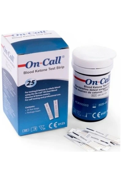 MEDİKALCİM Keton Ölçüm Stribi 25 Test ürün görseli 1