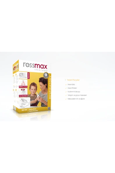 MEDİKALCİM Rossmax NA100 Kompresörlü Nebülizatör ürün görseli 1