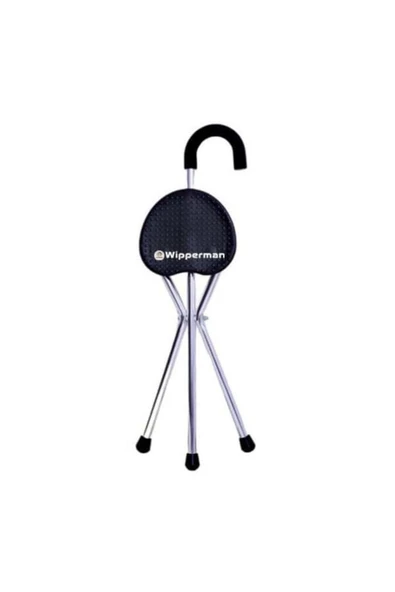 MEDİKALCİM Wipperman W 521 Oturaklı ve Portatif Baston Dayanıklı Ergonomik Katlanabilir ürün görseli 1