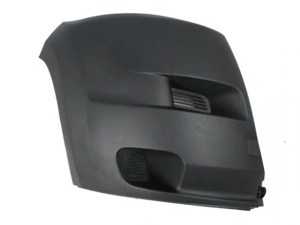 Peugeot Boxer 2007-2013 Ön Tampon Ucu Sağ Siyah Sis Deliksiz - Çeki Kapaklı Eurobump Oem No: 7401.Fg ürün görseli 1