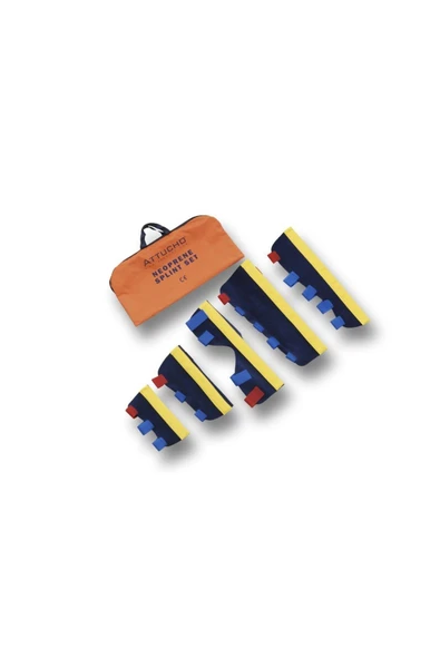 MEDİKALCİM Ambulans ve İlk Yardım İçin 5 Li Set Neopren Atel Set ürün görseli 1