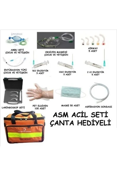 MEDİKALCİM Asm Acil Mudahale Seti Çanta Hediyeli ürün görseli 1