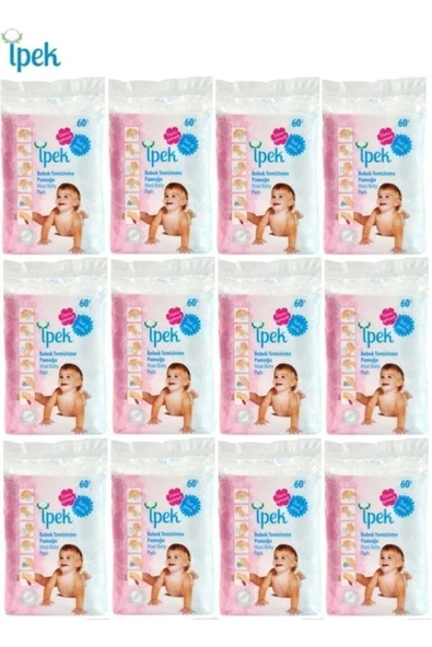 MEDİKALCİM İpek Hidrofil Maxi Bebek Pedi 60'lı (12'li Paket) ürün görseli 1