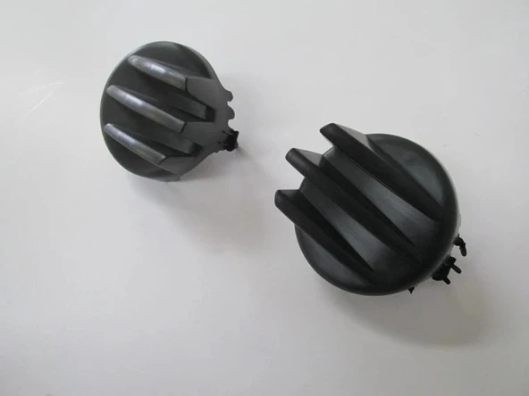 Peugeot Expert 2007-2009 Sis Lamba Kapağı Siyah Sağ - Sol Set (2 Parça) (Italya) (Oem No: 7414Fh) ürün görseli 1