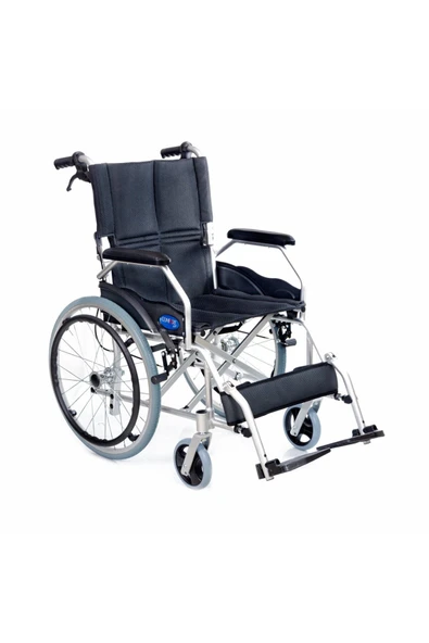 MEDİKALCİM Comfort Plus Tekerlekli Sandalye Hafif Alüminyum Tekerlekli Sandalye ürün görseli 1