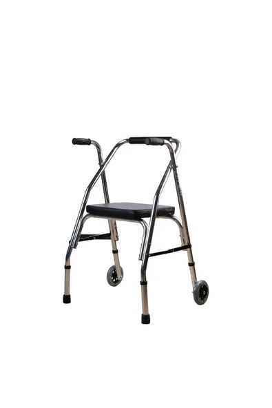 MEDİKALCİM Pulsemed Ky914L-5 Walker Tekerlekli Oturma Aparatlı Yürüteç ürün görseli 1