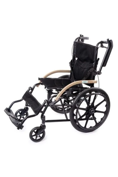 MEDİKALCİM Comfort Plus Aluminyum Özellikli Tekerlekli Sandalye ürün görseli 1