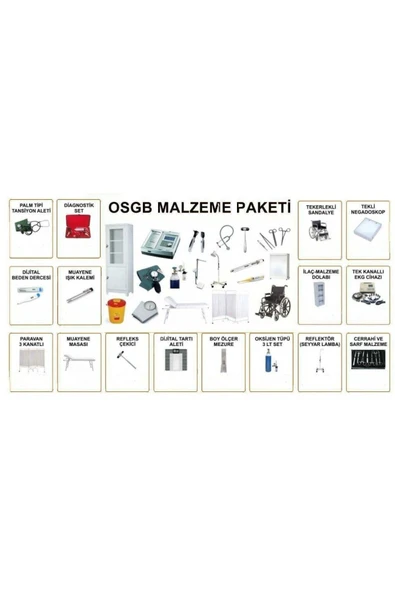 MEDİKALCİM Revir Malzemeleri Hazır Paketi ürün görseli 1