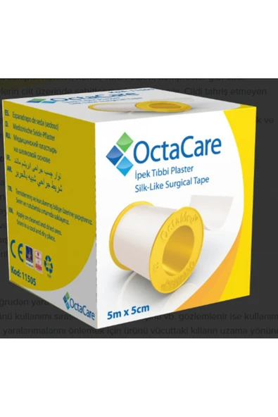 MEDİKALCİM OctaCare İpek Tıbbi Plaster 5 m x 5 cm 1 Adet ürün görseli 1