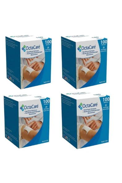 medikaltec Octacare Steril Emici Kompres Gazlı Bez 7,5x7,5cm 400 Adet ürün görseli 1