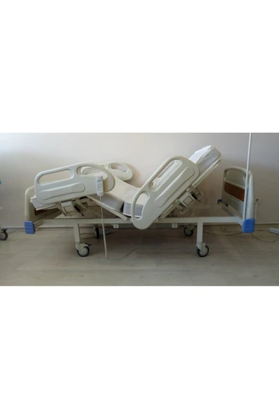 MEDİKALCİM 2 Motorlu Full ABS Hasta Karyolası + 4 Parçalı Yatak ürün görseli 1