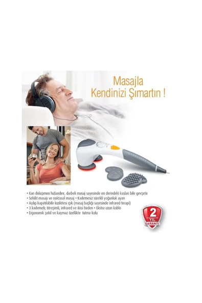 medikaltec Medisana FML 48312-Kızılötesi Özellikli Esnek Başlı Masaj Aleti ürün görseli 1