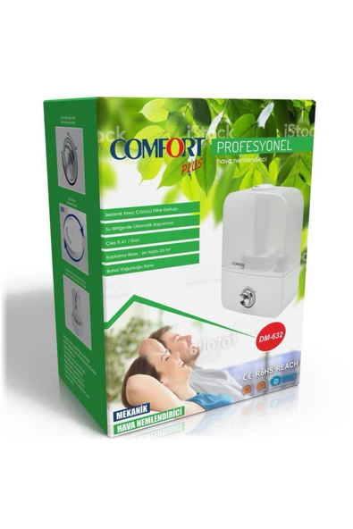 MEDİKALCİM Comfort Plus DM-632 Oda Nemlendirici Ultrasonic Soğuk Buhar Cihazı ürün görseli 1