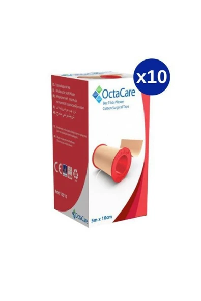 MEDİKALCİM Bez Tıbbi Plaster 5m x 10cm 10 Adet ürün görseli 1