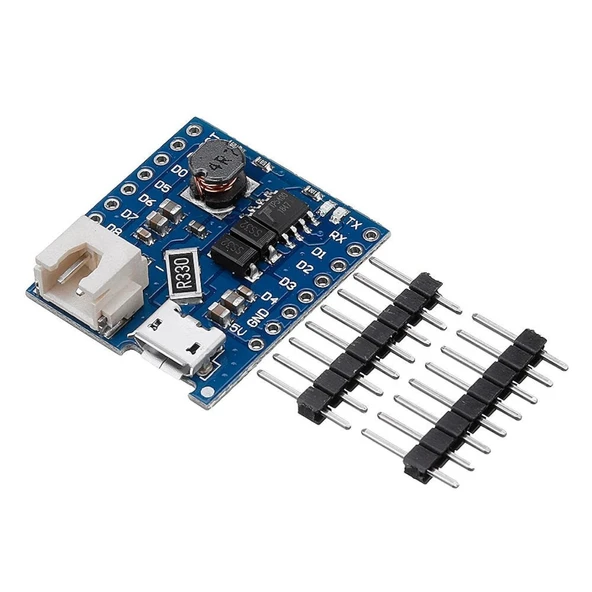Wemos D1 Mini Lithium Batarya Şarj Kartı V1.1 Tek Lityum Pil Şarj Ve Boost İçin ürün görseli 1