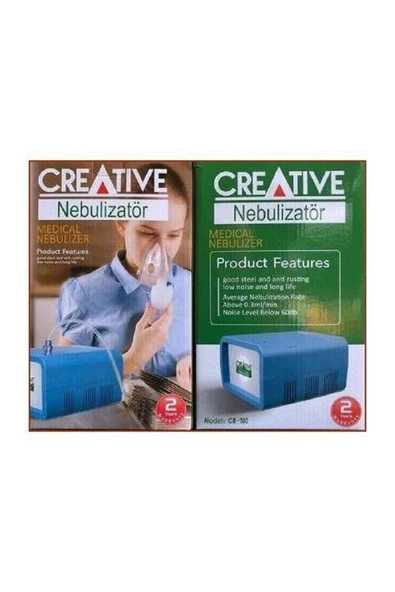 CREATIVE Cr-100 Kompresörlü Nebulizatör Cihazı ürün görseli 1