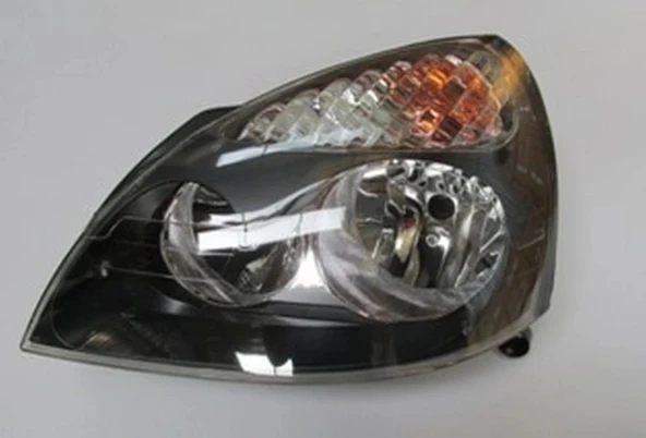 Renault Clio 2002-2006 Far Lambası Sol Elektrikli - Motorsuz Siyah 5 Fiş Li () (Ayfar) (Adet) (Oem No:7701051769) ürün görseli 1