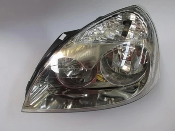 Renault Clio 2002-2008 Far Lambası Sol Elektrikli - Motorsuz Nikelajlı 5 Fiş Li ()(Ayfar) (Adet) (Oem No:260605235R) ürün görseli 1