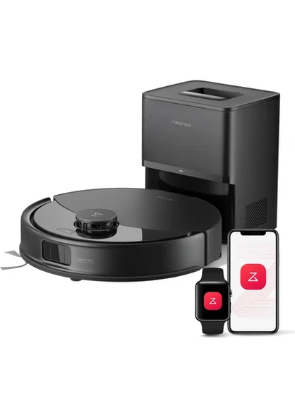 Roborock Q8 Max Pro Plus Akıllı Robot Süpürge - Siyah ürün görseli 1
