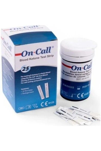 medikaltec On Call Gk Dual Keton Ölçüm Stribi 50 Test ürün görseli 1