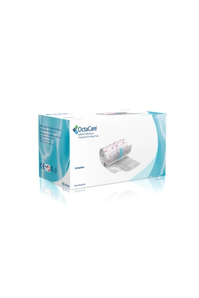 MEDİKALCİM Octacare Şeffaf Pu Tıbbi Plaster Sıvı Geçirmez Banyo Bandı 10 m x 10 cm ürün görseli 1