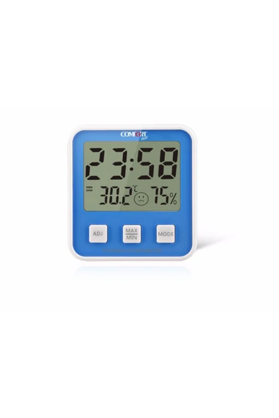 MEDİKALCİM Dm-658 Mavi Isı Nem Ölçer ürün görseli 1
