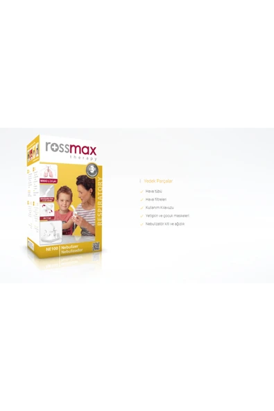 MEDİKALCİM Rossmax NE100 Kompresörlü Nebülizatör ürün görseli 1