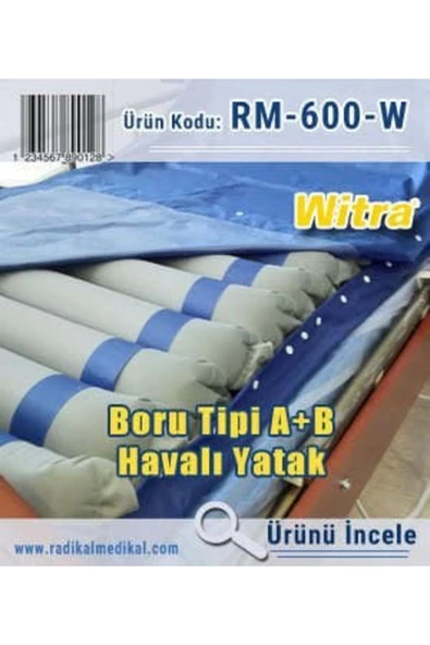 MEDİKALCİM Witra A+b Ventilasyonlu Boru Tipi Havalı Yatak Özel Çarşaf Hediyeli ürün görseli 1
