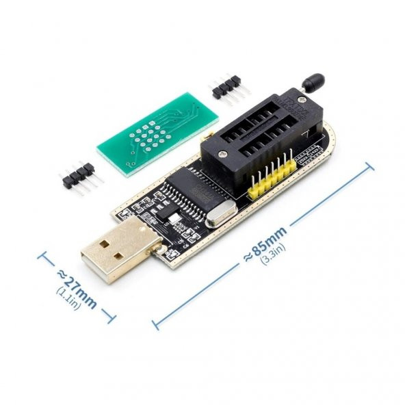 USB Bios Flash Eprom Programlayıcı CH341A 24 25 Serisi ürün görseli 1