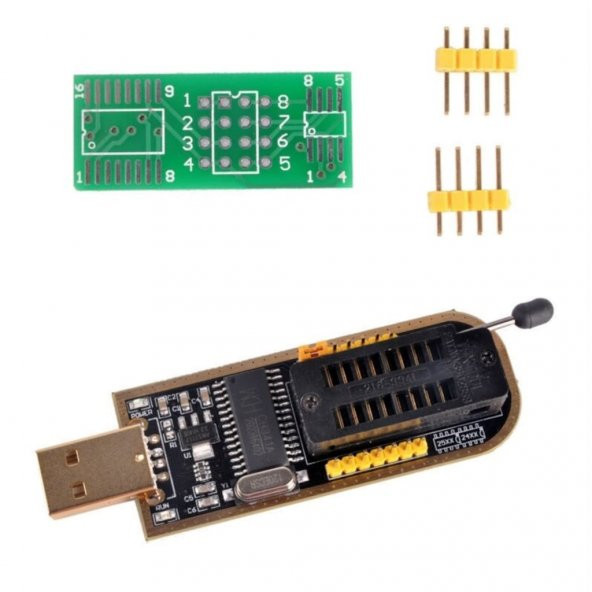 USB Bios Flash Eprom Programlayıcı CH341A 24 25 Serisi - Resim 3