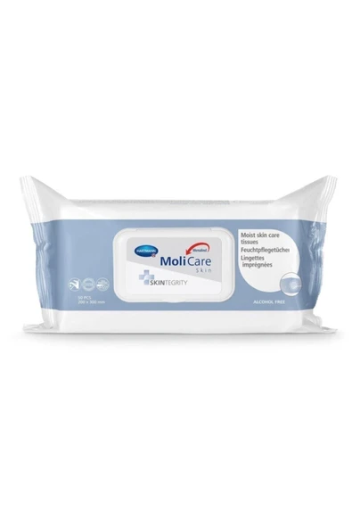 MEDİKALCİM Molicare Skin Moist Tissues Cilt Bakım Mendili 50 Li ürün görseli 1