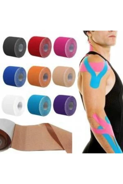 MEDİKALCİM Ağrı Bandı - Kinesio Bant - Sporcu Bandı - Ağrı Bandı 5cmx5m ürün görseli 1