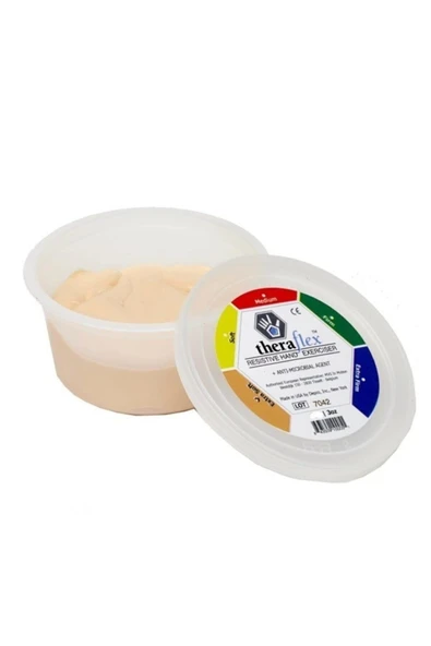 MEDİKALCİM Theraflex Ten Rengi El Egzersiz Hamuru 57 gr ürün görseli 1