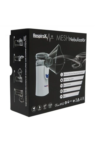 MEDİKALCİM Respirox UN100 Şarjlı Mini Mesh Nebulizatör ürün görseli 1