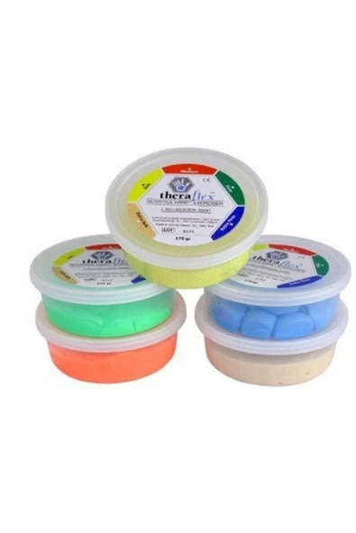 MEDİKALCİM Msd Theraflex Putty El Egzersiz Hamuru 5 Renk 85 Gr. Set ürün görseli 1