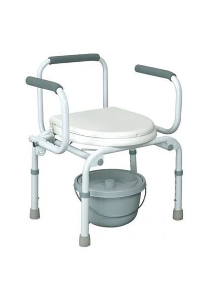 MEDİKALCİM Commode - Tuvalet Yükselticisi-kolçak Hareketli MEDİKAL ürün görseli 1