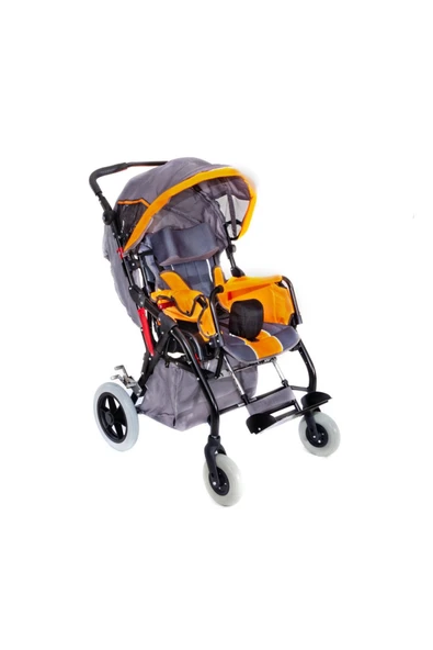 MEDİKALCİM Comfort Plus DM-8001 BUGGY 40 cm Turuncu Engelli Puseti ürün görseli 1