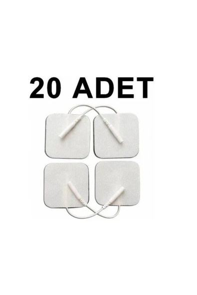 MEDİKALCİM 20 Adet Tens Pediı Kablolu Yedek Elektrot 5x5 Tens Pedi ürün görseli 1