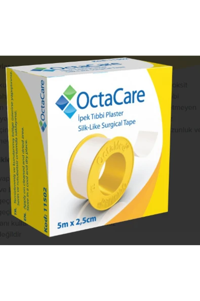 MEDİKALCİM OctaCare İpek Tıbbi Plaster 5 m x 2,5 cm 1 Adet ürün görseli 1