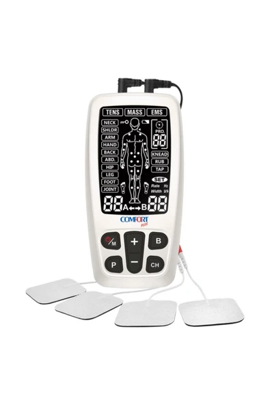 MEDİKALCİM Comfort Plus R-C4A Şarj Edilebilir Tens Ems Masaj Stimülatörü Cihazı ürün görseli 1