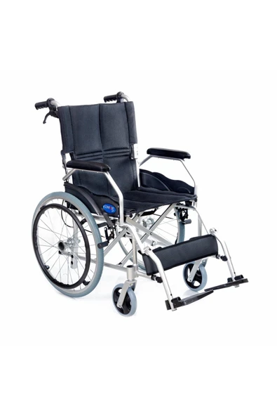 MEDİKALCİM Comfort Plus Tekerlekli Sandalye Hafif Alüminyum Tekerlekli Sandalye ürün görseli 1