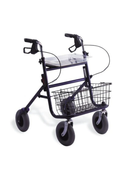 MEDİKALCİM Metal Rollator Walker Kalın Tekerlekli PR-882 ürün görseli 1