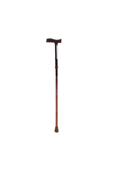 MEDİKALCİM PR-105 Alüminyum Katlanır Baston (Bronz) ürün görseli 1