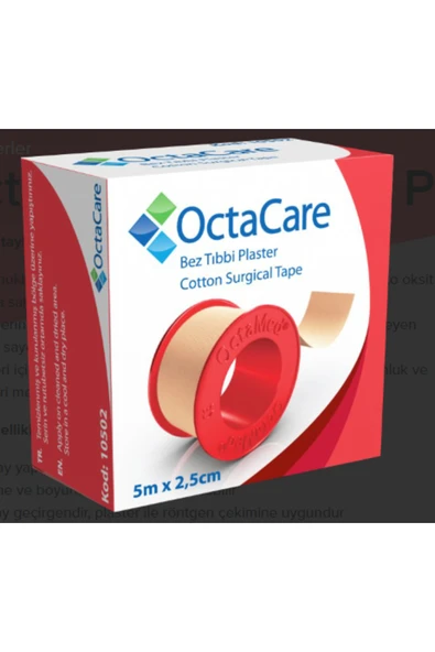 MEDİKALCİM OctaCare Bez Tıbbi Plaster 5 m x 2,5 cm 1 Adet ürün görseli 1