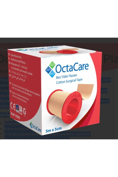 MEDİKALCİM OctaCare Bez Tıbbi Plaster 5 m x 5 cm 1 Adet ürün görseli 1