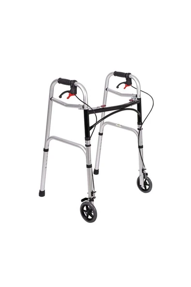 MEDİKALCİM PR-450 Alüminyum Frenli Walker ürün görseli 1