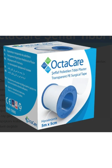 MEDİKALCİM OctaCare Şeffaf Tıbbi Plaster(PE) 5 m x 5 cm 1 Adet ürün görseli 1