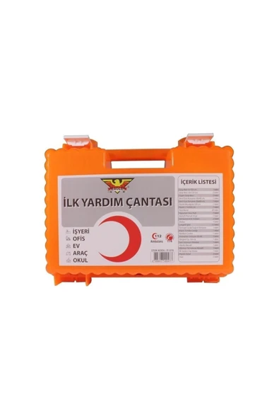 MEDİKALCİM İlk Yardım Çantası Ecza Dolabı İlk Yardım ve Acil Müdahale Seti Duvar Tipi ürün görseli 1